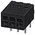 Phoenix Contact PTSM 0.5/ 3-2.5-H THR R32 Series PCB Terminal Block, 3-Contact, 2.5mm Pitch, Through Hole Mount, 1-Row,