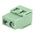 Phoenix Contact MKDSN 2.5/2 Series PCB Terminal Block, 2-Contact, 5mm Pitch, Through Hole Mount, 1-Row, Screw