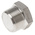 RS PRO Stainless Steel Hexagon Straight Hexagon Plug 1-1/4in R(T) Male 1.38in