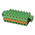 RS PRO 3.5mm Pitch 4 Way Right Angle Pluggable Terminal Block, Plug, Through Hole, Screw Termination