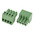 RS PRO 3.5mm Pitch 4 Way Right Angle Pluggable Terminal Block, Plug, Through Hole, Screw Termination
