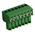 RS PRO 3.5mm Pitch 7 Way Right Angle Pluggable Terminal Block, Plug, Through Hole, Screw Termination