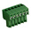 RS PRO 3.5mm Pitch 6 Way Right Angle Pluggable Terminal Block, Plug, Through Hole, Screw Termination