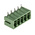 RS PRO 3.5mm Pitch 5 Way Right Angle Pluggable Terminal Block, Header, Through Hole, Solder Termination