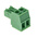 RS PRO 3.81mm Pitch 2 Way Right Angle Pluggable Terminal Block, Plug, Through Hole, Screw Termination
