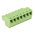 RS PRO 3.81mm Pitch 7 Way Right Angle Pluggable Terminal Block, Plug, Through Hole, Screw Termination