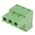 RS PRO 5mm Pitch 3 Way Right Angle Pluggable Terminal Block, Plug, Through Hole, Screw Termination