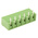 RS PRO 5.0mm Pitch 6 Way Right Angle Pluggable Terminal Block, Header, Through Hole, Solder Termination