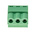 RS PRO 5.08mm Pitch 3 Way Right Angle Pluggable Terminal Block, Plug, Through Hole, Screw Termination