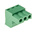 RS PRO 5.08mm Pitch 3 Way Right Angle Pluggable Terminal Block, Plug, Through Hole, Screw Termination