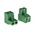 RS PRO 5.08mm Pitch 2 Way Right Angle Pluggable Terminal Block, Plug, Through Hole, Screw Termination