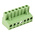 RS PRO 5.08mm Pitch 7 Way Right Angle Pluggable Terminal Block, Plug, Through Hole, Screw Termination