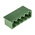 RS PRO 5.08mm Pitch 5 Way Pluggable Terminal Block, Header, Through Hole, Solder Termination