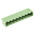 RS PRO 5.08mm Pitch 9 Way Pluggable Terminal Block, Header, Through Hole, Solder Termination