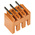 Weidmuller 3.5mm Pitch 3 Way Right Angle Pluggable Terminal Block, Header, Through Hole, Solder Termination