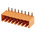Weidmuller 3.5mm Pitch 8 Way Right Angle Pluggable Terminal Block, Header, Through Hole, Solder Termination