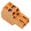 Weidmuller 3.5mm Pitch 2 Way Pluggable Terminal Block, Plug, Cable Mount, Screw Down Termination