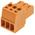 Weidmuller 3.5mm Pitch 3 Way Pluggable Terminal Block, Plug, Cable Mount, Screw Down Termination