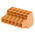Weidmuller 3.5mm Pitch 6 Way Pluggable Terminal Block, Plug, Cable Mount, Screw Down Termination