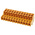 Weidmuller 3.5mm Pitch 12 Way Pluggable Terminal Block, Plug, Cable Mount, Screw Down Termination