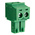 RS PRO 3.81mm Pitch 3 Way Pluggable Terminal Block, Plug, Through Hole, Screw Termination