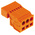 Wago 5.08mm Pitch 3 Way Pluggable Terminal Block, Header, Snap-In, Spring Cage Termination