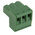 Phoenix Contact 5.08mm Pitch 3 Way Right Angle Pluggable Terminal Block, Plug, Cable Mount, Screw Termination