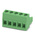Phoenix Contact 5.08mm Pitch 5 Way Pluggable Terminal Block, Plug, Cable Mount, Screw Termination