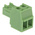 Phoenix Contact 3.81mm Pitch 2 Way Pluggable Terminal Block, Plug, Cable Mount, Screw Termination