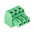 Phoenix Contact 3.81mm Pitch 3 Way Pluggable Terminal Block, Plug, Cable Mount, Screw Termination