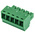 Phoenix Contact 3.81mm Pitch 5 Way Pluggable Terminal Block, Plug, Cable Mount, Screw Termination