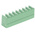 Phoenix Contact 3.81mm Pitch 8 Way Right Angle Pluggable Terminal Block, Header, Through Hole, Solder Termination