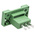 Phoenix Contact 5.08mm Pitch 3 Way Pluggable Terminal Block, Feed Through Header, Panel Mount, Solder/Slip on