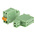 Phoenix Contact 2.5mm Pitch 2 Way Pluggable Terminal Block, Plug, Cable Mount, Spring Cage Termination