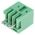 Phoenix Contact 2.5mm Pitch 3 Way Pluggable Terminal Block, Header, Solder Termination