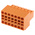 Weidmuller 3.5mm Pitch 14 Way Pluggable Terminal Block, Plug, Cable Mount, Screw Termination