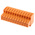 Weidmuller 3.5mm Pitch 24 Way Pluggable Terminal Block, Plug, Cable Mount, Screw Termination