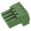Phoenix Contact 7.62mm Pitch 4 Way Pluggable Terminal Block, Plug, Cable Mount, Screw Down Termination