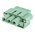 Phoenix Contact 10.16mm Pitch 3 Way Pluggable Terminal Block, Plug, Panel Mount, Screw Down Termination