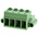 Phoenix Contact 10.16mm Pitch 4 Way Pluggable Terminal Block, Plug, Panel Mount, Screw Down Termination