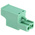 Phoenix Contact 5.08mm Pitch 2 Way Pluggable Terminal Block, Plug, Cable Mount, Screw Termination