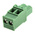 Phoenix Contact 5.08mm Pitch 2 Way Pluggable Terminal Block, Plug, Cable Mount, Screw Down Termination