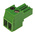 TE Connectivity 3.5mm Pitch 2 Way Right Angle Pluggable Terminal Block, Plug, Cable Mount, Screw Termination