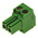 TE Connectivity 3.5mm Pitch 2 Way Right Angle Pluggable Terminal Block, Plug, Cable Mount, Screw Termination