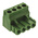 TE Connectivity 5.08mm Pitch 4 Way Right Angle Pluggable Terminal Block, Plug, Cable Mount, Screw Termination