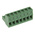 Phoenix Contact 5.08mm Pitch 7 Way Pluggable Terminal Block, Plug, Plug-In, Screw Termination