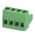 Phoenix Contact 5mm Pitch 4 Way Pluggable Terminal Block, Plug, Plug-In, Screw Termination