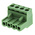 Phoenix Contact 5mm Pitch 4 Way Pluggable Terminal Block, Plug, Plug-In, Screw Termination