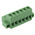 Phoenix Contact 5.08mm Pitch 6 Way Pluggable Terminal Block, Plug, Plug-In, Screw Termination