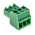 Phoenix Contact 3.5mm Pitch 3 Way Pluggable Terminal Block, Plug, Cable Mount, Screw Termination